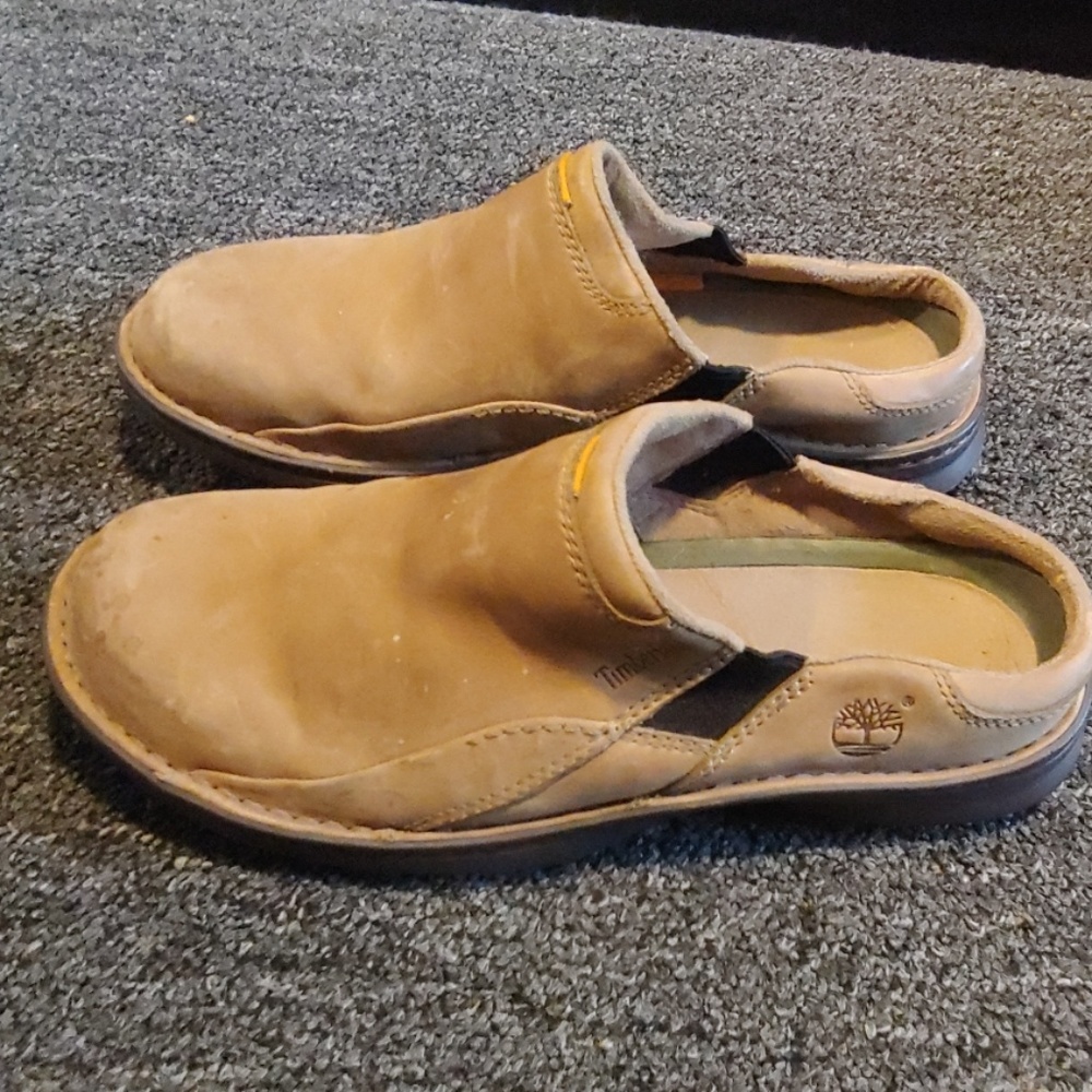 Men's Timberland Leather Slides